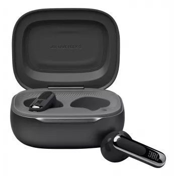 Headset JBL Live Flex 3 ασύρματα in-ear τηλεφωνία/μουσική/αθλητισμός/καθημερινή χρήση μαύρα