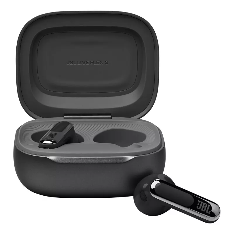 Headset JBL Live Flex 3 ασύρματα in-ear τηλεφωνία/μουσική/αθλητισμός/καθημερινή χρήση μαύρα