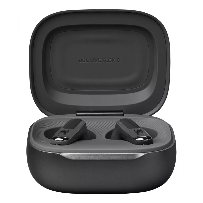 Headset JBL Live Flex 3 ασύρματα in-ear τηλεφωνία/μουσική/αθλητισμός/καθημερινή χρήση μαύρα