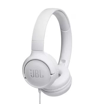 JBL Tune 500 ΛΕΥΚΟ, Ενσύρματα, 20 - 20000 Hz, Μουσική, 148 g, Ακουστικά, Λευκό