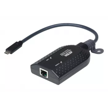 ATEN USB-C Virtual Media Προσαρμογέας KVM KA7183-AX USB πληκτρολόγιο ποντίκι μαύρο