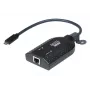 ATEN USB-C Virtual Media Προσαρμογέας KVM KA7183-AX USB πληκτρολόγιο ποντίκι μαύρο