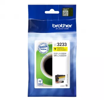 Μελανοδοχείο Brother LC-3233Y Κίτρινο 1500 σελίδες DCP-J1100DW/MFC-J1300DW