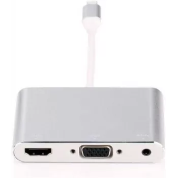 Microconnect LIGHT-HUB4 hub διασύνδεσης Lightning 480 Mbit/s ασημί