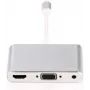 Microconnect LIGHT-HUB4 hub διασύνδεσης Lightning 480 Mbit/s ασημί