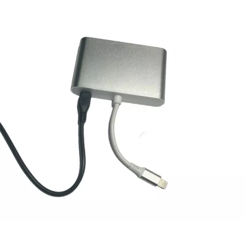 Microconnect LIGHT-HUB4 hub διασύνδεσης Lightning 480 Mbit/s ασημί