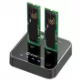 CoreParts MS-CLONER-SATA σταθμός βάσης αποθήκευσης USB 3.2 Gen 2 (3.1 Gen 2) Type-C μαύρο