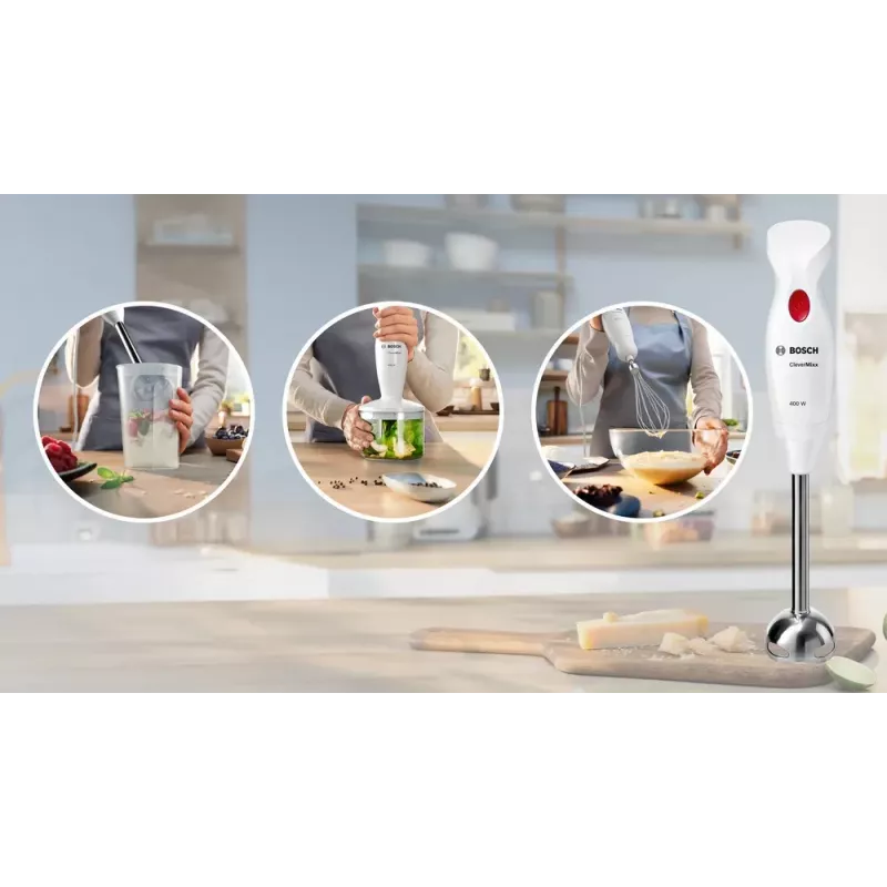 Ραβδομπλέντερ Bosch MSM24500 400 W κόκκινο, λευκό