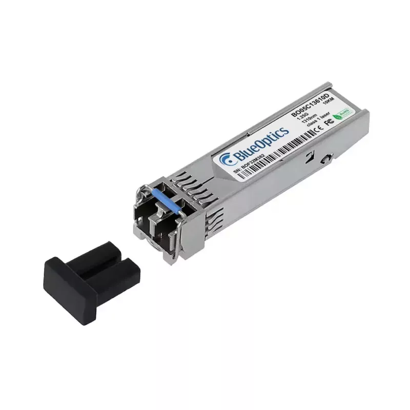 BlueOptics MT9102-BO πομποδέκτης SFP, συμβατός με McAfee MT9102, 1000BASE-LX, LC duplex, μονοτροπικός, 1310 nm, 10 km, DDM