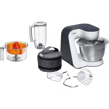 Παγκόσμιος επεξεργαστής κουζίνας Bosch MUM5 Start Line 800 W 3,9 L πορτοκαλί, ασημί, διαφανές, λευκό