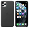 Θήκη Apple iPhone 11 Pro Max δερμάτινη μαύρο