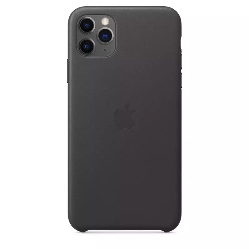 Θήκη Apple iPhone 11 Pro Max δερμάτινη μαύρο