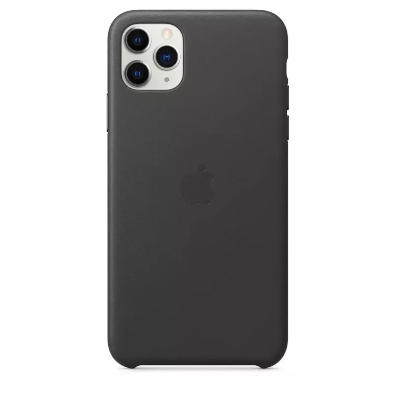 Θήκη Apple iPhone 11 Pro Max δερμάτινη μαύρο