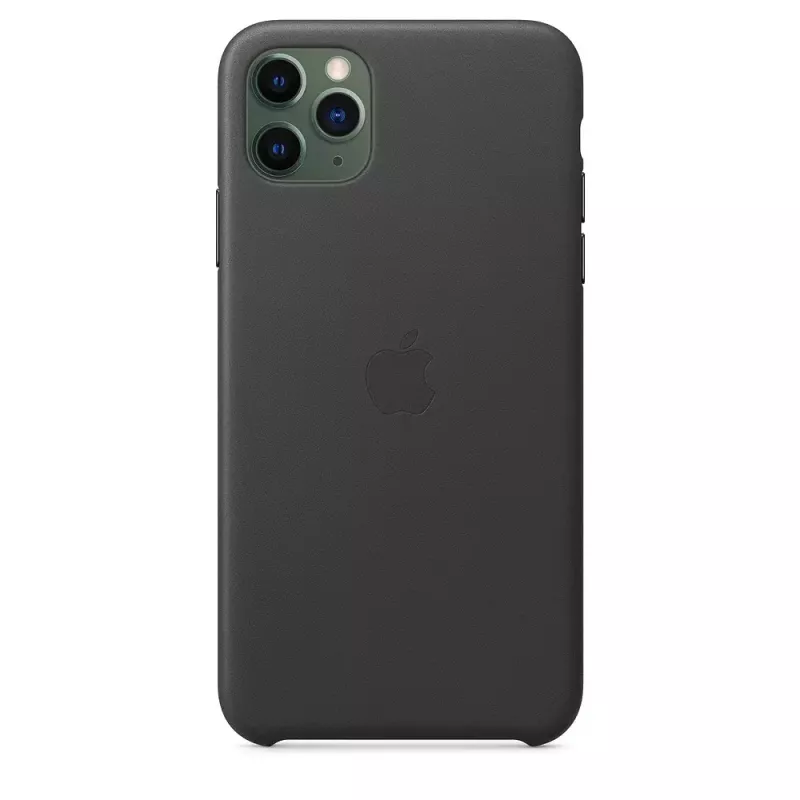 Θήκη Apple iPhone 11 Pro Max δερμάτινη μαύρο
