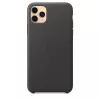 Θήκη Apple iPhone 11 Pro Max δερμάτινη μαύρο