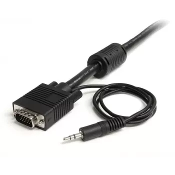StarTech.com 5m ομοαξονικό καλώδιο βίντεο VGA οθόνης υψηλής ανάλυσης με ήχο HD15 M/M
