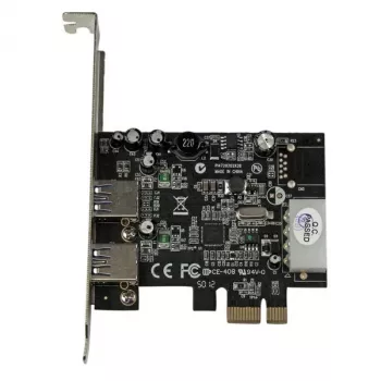 StarTech.com Προσαρμογέας κάρτας 2 θυρών PCI Express (PCIe) SuperSpeed USB 3.0 με UASP - τροφοδοσία LP4