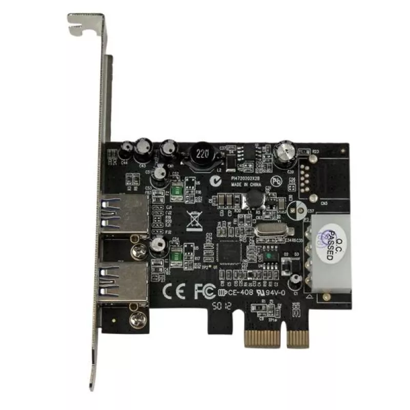 StarTech.com Προσαρμογέας κάρτας 2 θυρών PCI Express (PCIe) SuperSpeed USB 3.0 με UASP - τροφοδοσία LP4