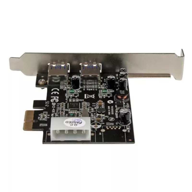 StarTech.com Προσαρμογέας κάρτας 2 θυρών PCI Express (PCIe) SuperSpeed USB 3.0 με UASP - τροφοδοσία LP4