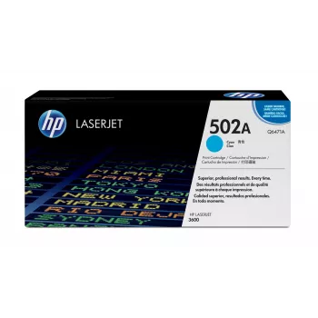 HP 502A Κυανό Γνήσιο Τόνερ LaserJet, 4000 σελίδες, κυανό, 1 τεμάχιο