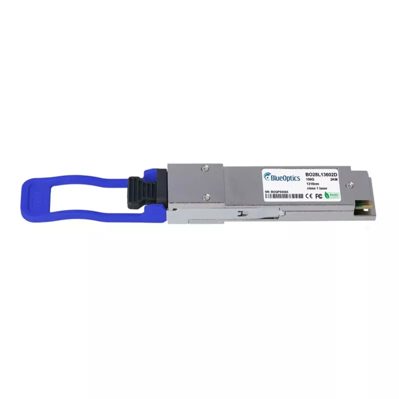 BlueOptics QSFP-100G-SM-SR-BO Μονάδα πομποδέκτη δικτύου QSFP28 2000m γκρι