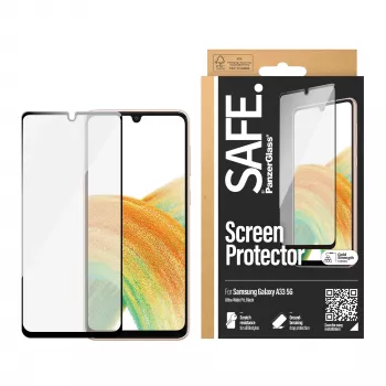 PanzerGlass SAFE Μεμβράνη προστασίας οθόνης για Samsung Galaxy A33 5G, ανθεκτική σε γρατσουνιές, ανθεκτική σε κραδασμούς