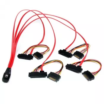 StarTech.com 50 cm εσωτερικό καλώδιο Serial Attached SCSI Mini-SAS - SFF-8087 σε 4x SFF-8482