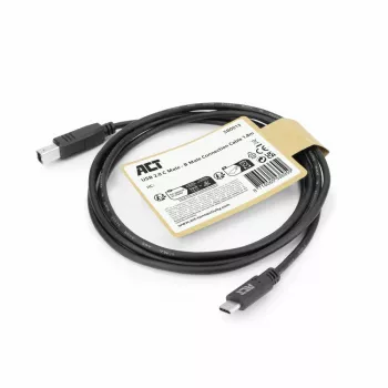 ACT Καλώδιο USB 2.0, USB-C σε USB-B, 1,8 μέτρα