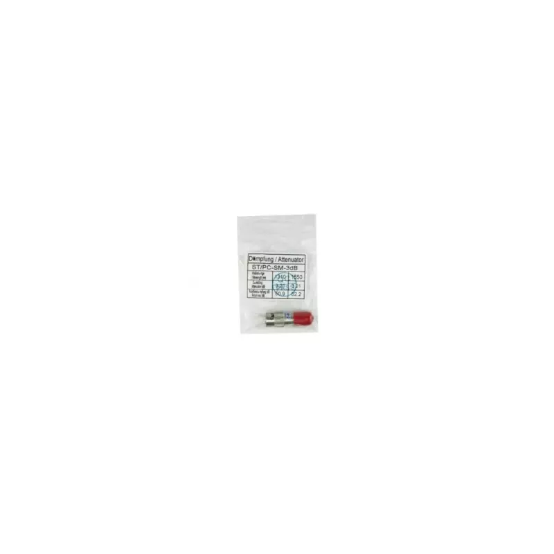 Εξασθενητής BlueOptics SFA23BK5 5 dB κόκκινο βύσμα ST
