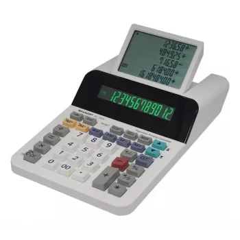 Sharp EL-1501 Αριθμομηχανή Desktop Εκτυπωτική Πολύχρωμη, Λευκή