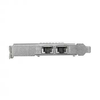 StarTech.com Κάρτα δικτύου PCIe Dual-Port 10G - Intel-X550AT 10GBASE-T & NBASE-T Προσαρμογέας δικτυακής διεπαφής PCI Express 10/5/2.5/1GbE Multi-Gigabit Ethernet 5 ταχυτήτων κάρτα NIC LAN