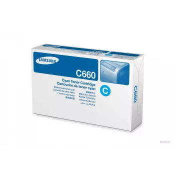Samsung CLP-C660B Κυανή κασέτα τόνερ υψηλής απόδοσης, 2000 σελίδες, Κυανό, 1 τεμ.