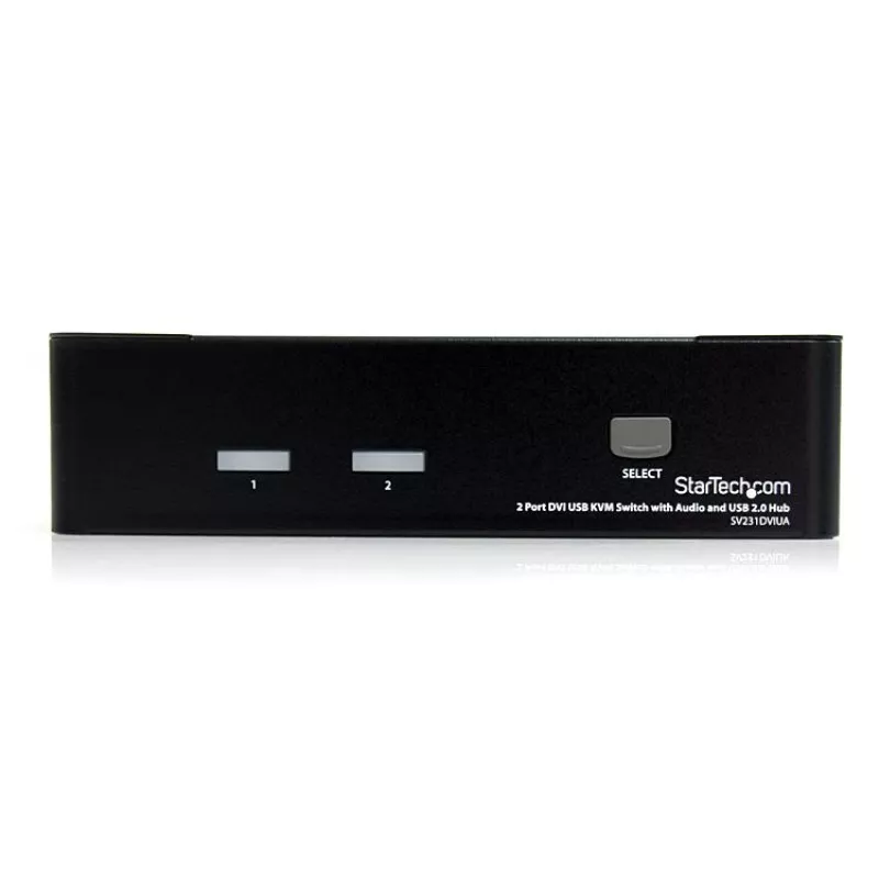 StarTech.com διακόπτης KVM DVI USB 2 θυρών με ήχο και hub USB 2.0