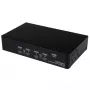 StarTech.com διακόπτης KVM USB DisplayPort 4 θυρών με ήχο, 3840 x 2400 pixel, μαύρο