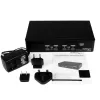 StarTech.com διακόπτης KVM USB DisplayPort 4 θυρών με ήχο, 3840 x 2400 pixel, μαύρο