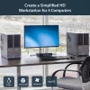 StarTech.com διακόπτης KVM USB DisplayPort 4 θυρών με ήχο, 3840 x 2400 pixel, μαύρο