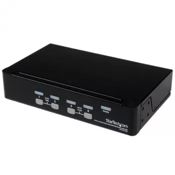 StarTech.com 4-Port 1HE Rackmount USB KVM Switch με OSD, 1920 x 1440 Pixel, Rack-Montage, 5,4 W, 1HE, μαύρο