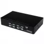 StarTech.com 4-Port 1HE Rackmount USB KVM Switch με OSD, 1920 x 1440 Pixel, Rack-Montage, 5,4 W, 1HE, μαύρο