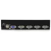 StarTech.com 4-Port 1HE Rackmount USB KVM Switch με OSD, 1920 x 1440 Pixel, Rack-Montage, 5,4 W, 1HE, μαύρο