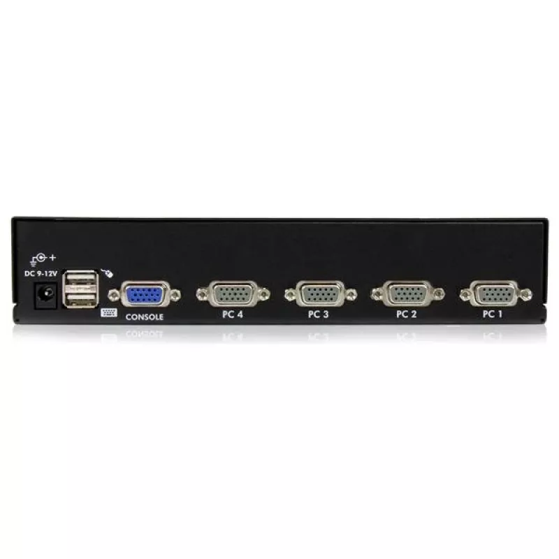 StarTech.com 4-Port 1HE Rackmount USB KVM Switch με OSD, 1920 x 1440 Pixel, Rack-Montage, 5,4 W, 1HE, μαύρο