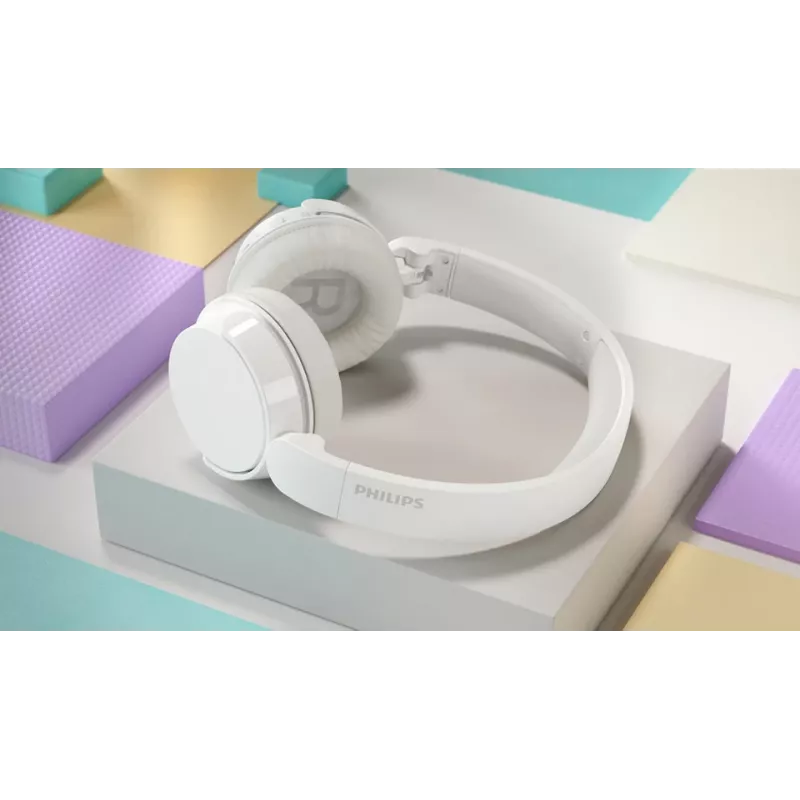 Philips 4000 series TAH4209WT/00 ακουστικά/headset ασύρματα on-ear κλήσεις/μουσική Bluetooth λευκό