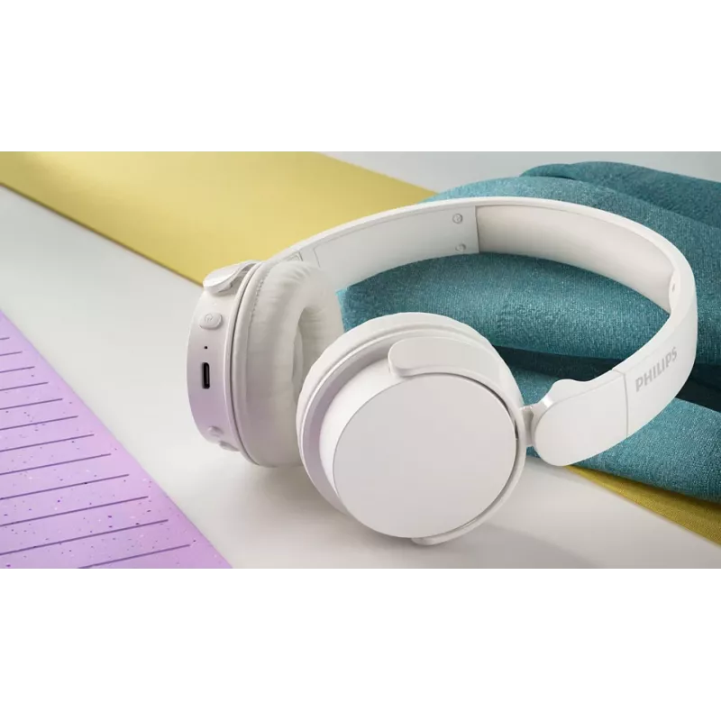 Philips 4000 series TAH4209WT/00 ακουστικά/headset ασύρματα on-ear κλήσεις/μουσική Bluetooth λευκό