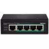 Μη διαχειριζόμενος διακόπτης Trendnet TI-PE50 Power over Ethernet Μαύρο