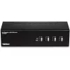 Διακόπτης KVM Trendnet TK-440DP Μαύρο Ασημί