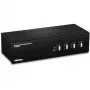 Διακόπτης KVM Trendnet TK-440DP Μαύρο Ασημί