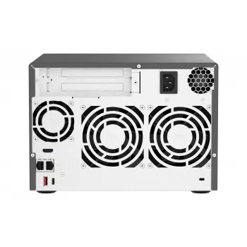 QNAP TVS-h674 NAS Tower Intel® Core™ i3 i3-12100 16 GB DDR4 0 TB QuTS hero Black