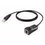 ATEN UC232BF σειριακό καλώδιο μαύρο 1,2 m USB Type-A RJ-45