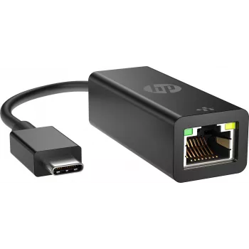 HP Προσαρμογέας USB-C σε RJ45, USB Type-C, RJ-45, βύσμα αρσενικό, μαύρο, Business, Windows 10, Windows 7, Windows 8, Windows 8.1