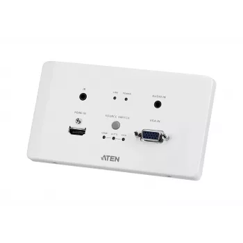 ATEN HDMI & VGA HDBaseT Πομποδέκτης με EU-Wandplatte / PoH (4K@100m) (HDBaseT Class A)