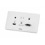 ATEN HDMI & VGA HDBaseT Πομποδέκτης με EU-Wandplatte / PoH (4K@100m) (HDBaseT Class A)